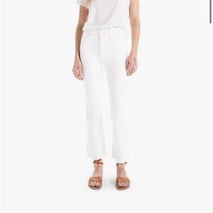 Mother denim hustler ankle fray jeans